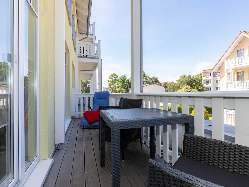 Der möblierte Balkon