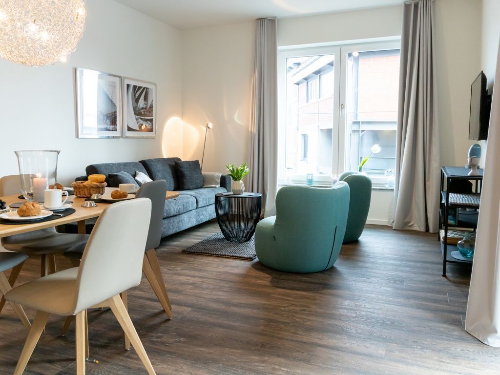 Hafenspitze App.2.22- Blick durchs Appartement