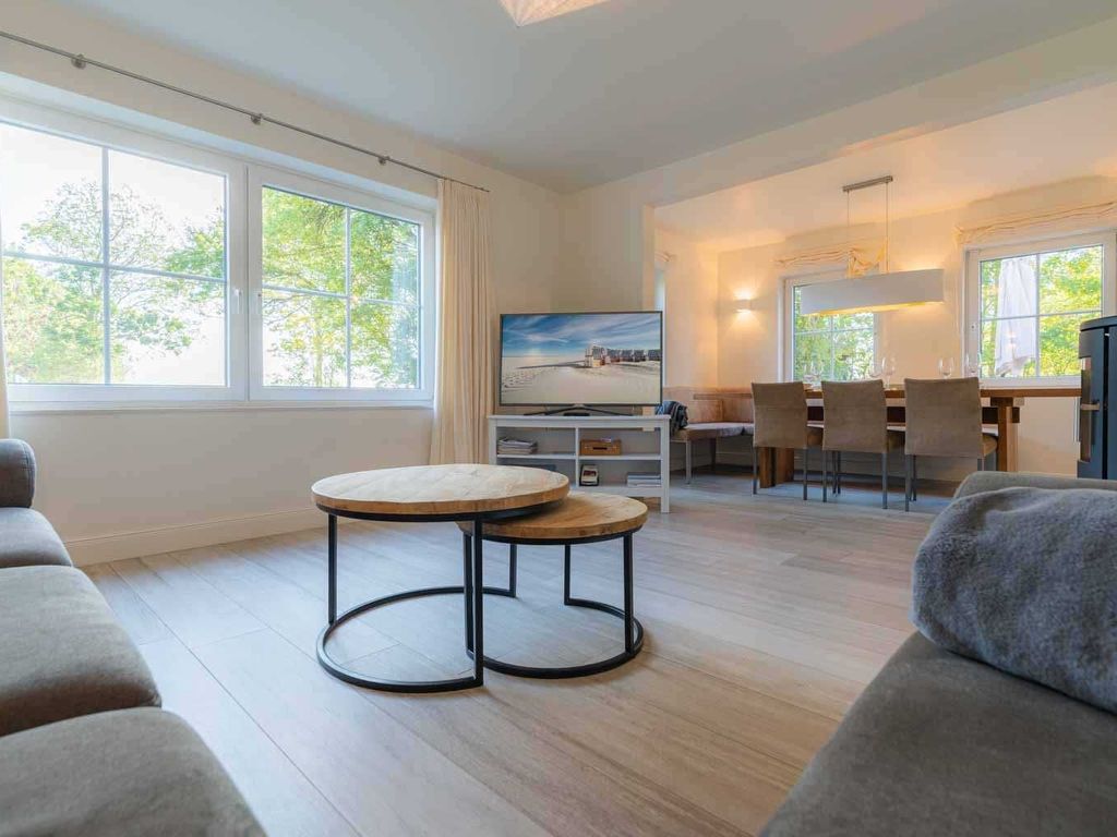 Wohnzimmer mit Kaminofen