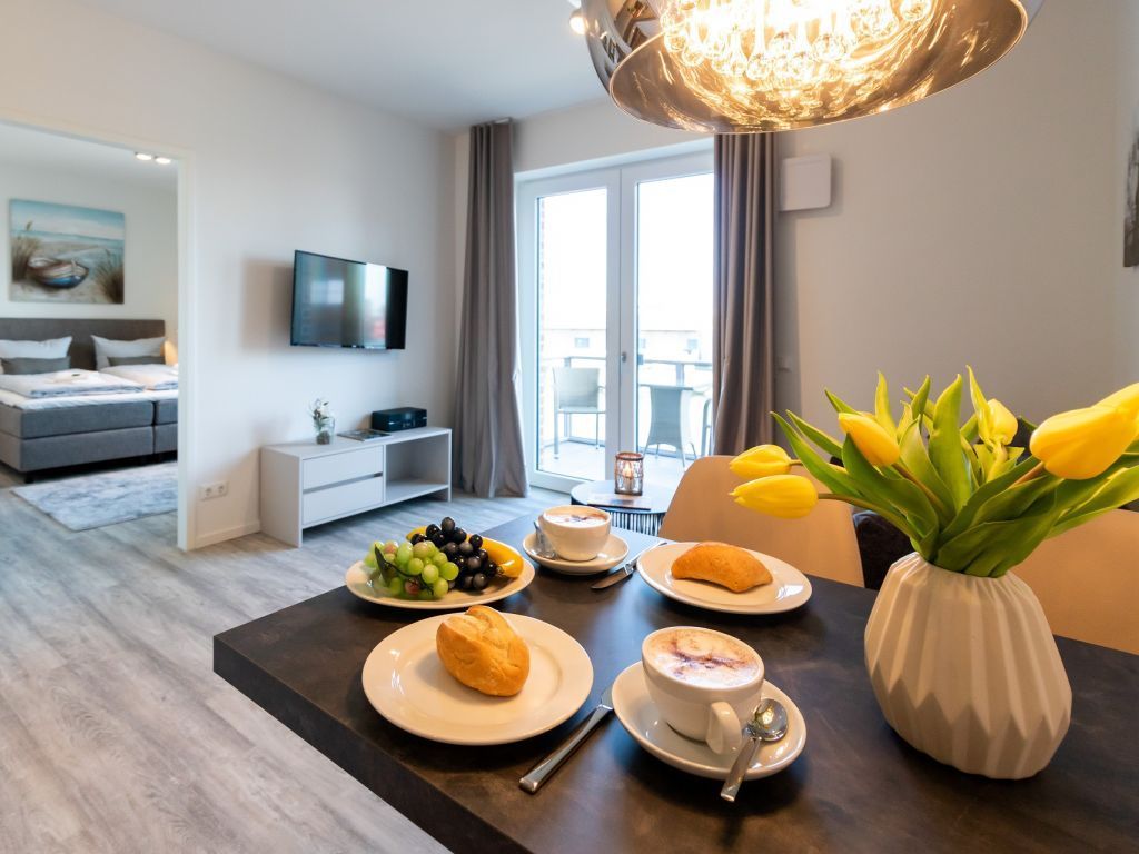 Hafenspitze App.2.20- Blick durchs Appartement