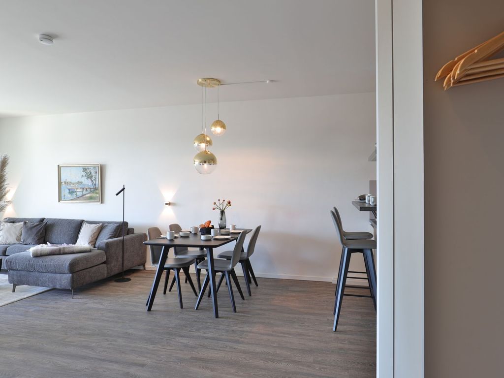 Hafenspitze App. 35 - Blick vom Eingang in das Appartement