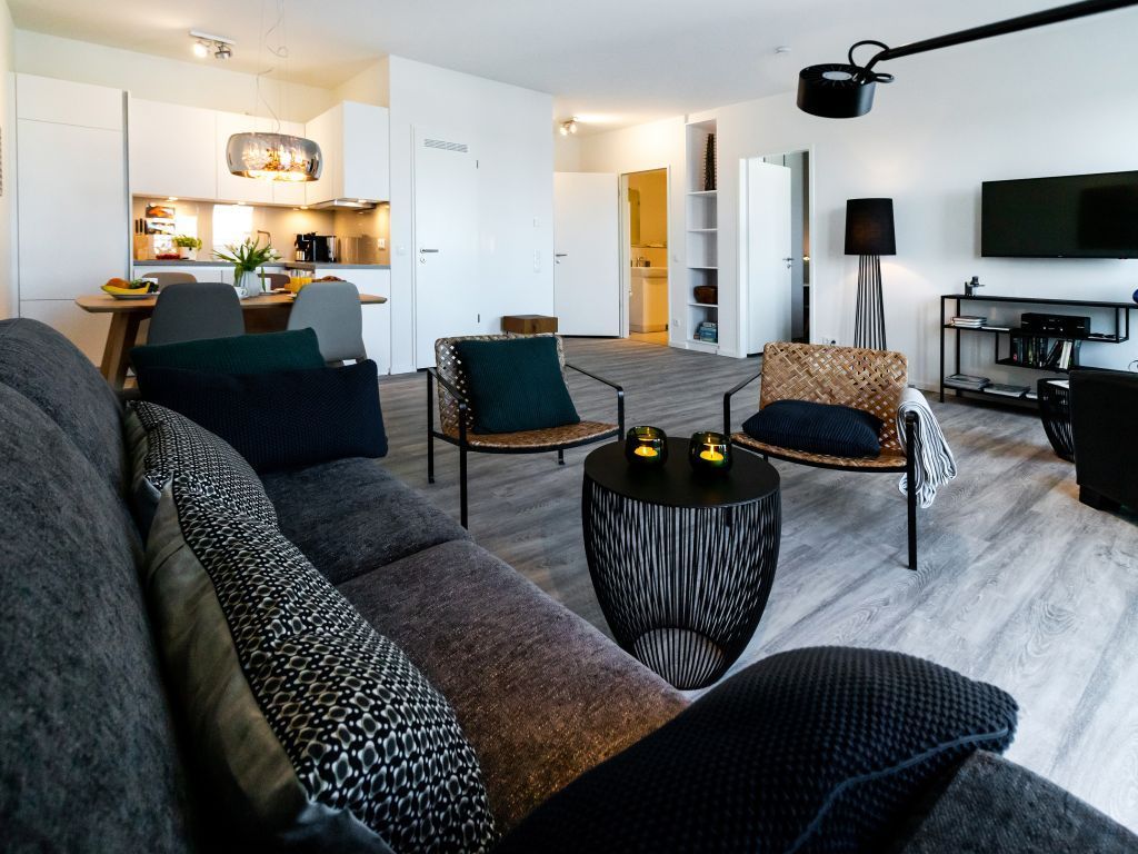 Blick durchs Appartement