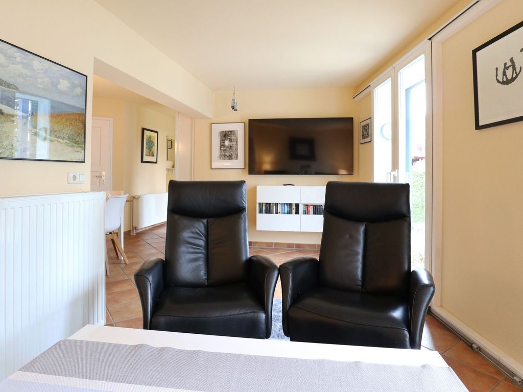 Mariannenweg 35, Haus Svea - Blick vom Sofa auf den TV