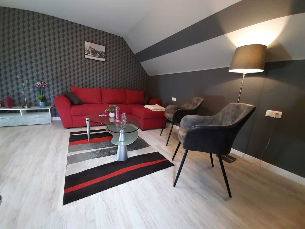 Multifunktionale Sitzecke im Wohnzimmer