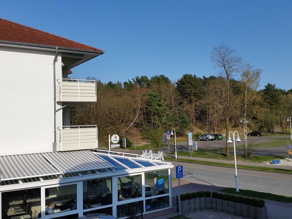 Blick vom Balkon