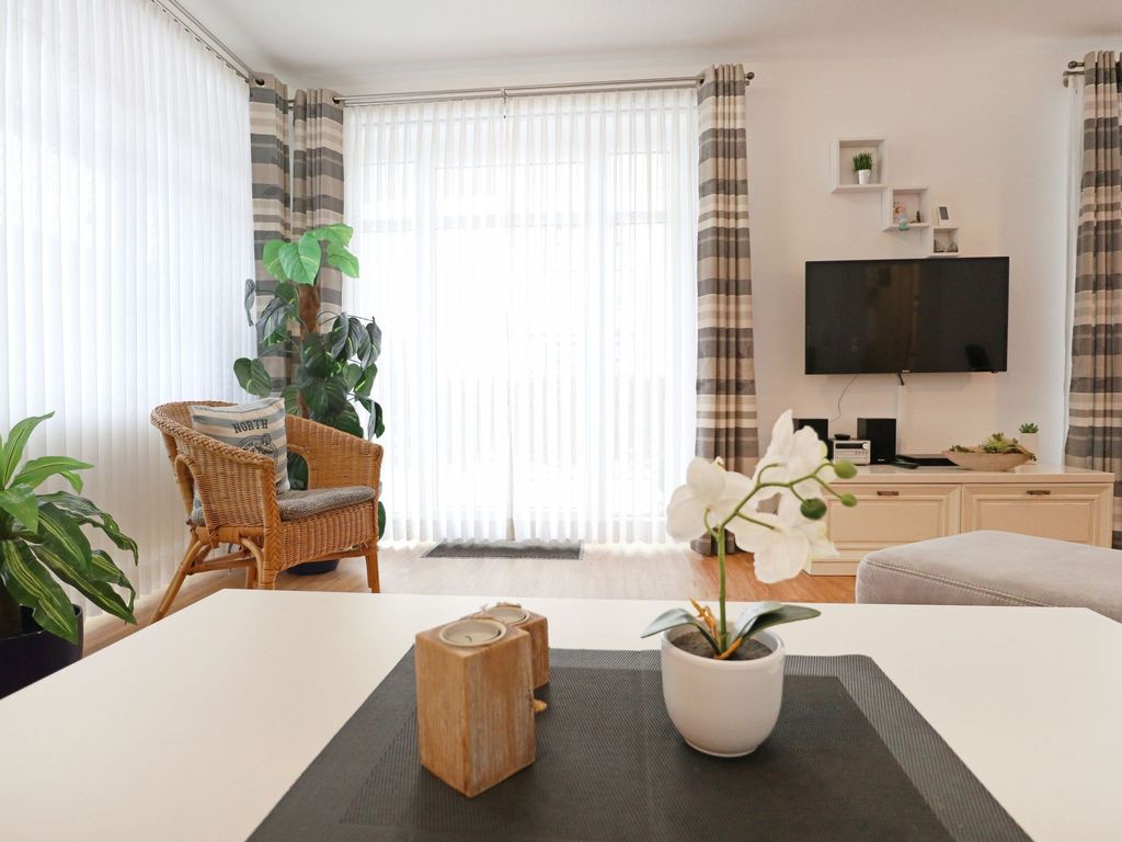 Residenz Haffblick App.18 - Blick vom Sofa auf den TV