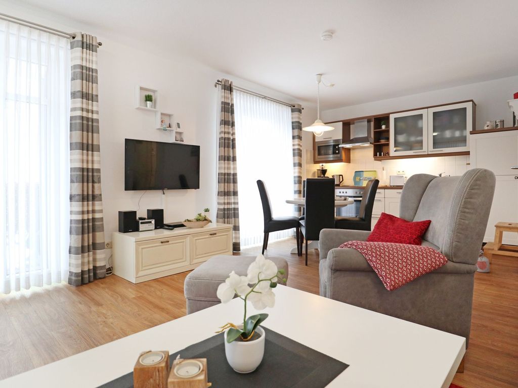Residenz Haffblick App.18 - Blick auf den offenen Wohn-/ Essbereich