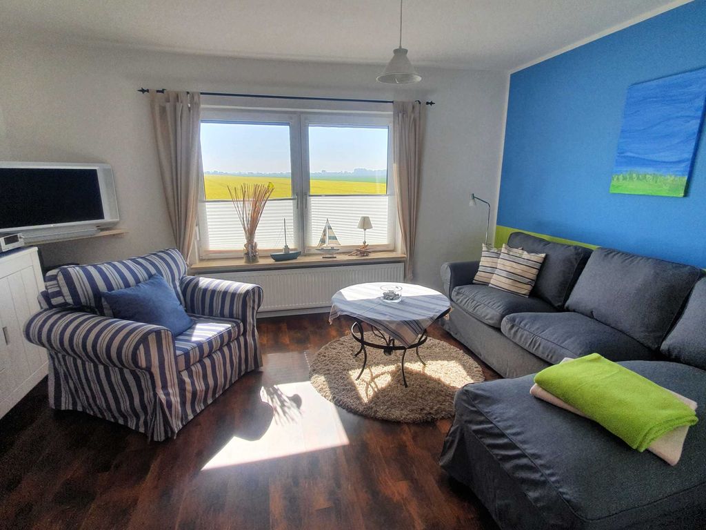Das Wohnzimmer mit schöner Sitzecke