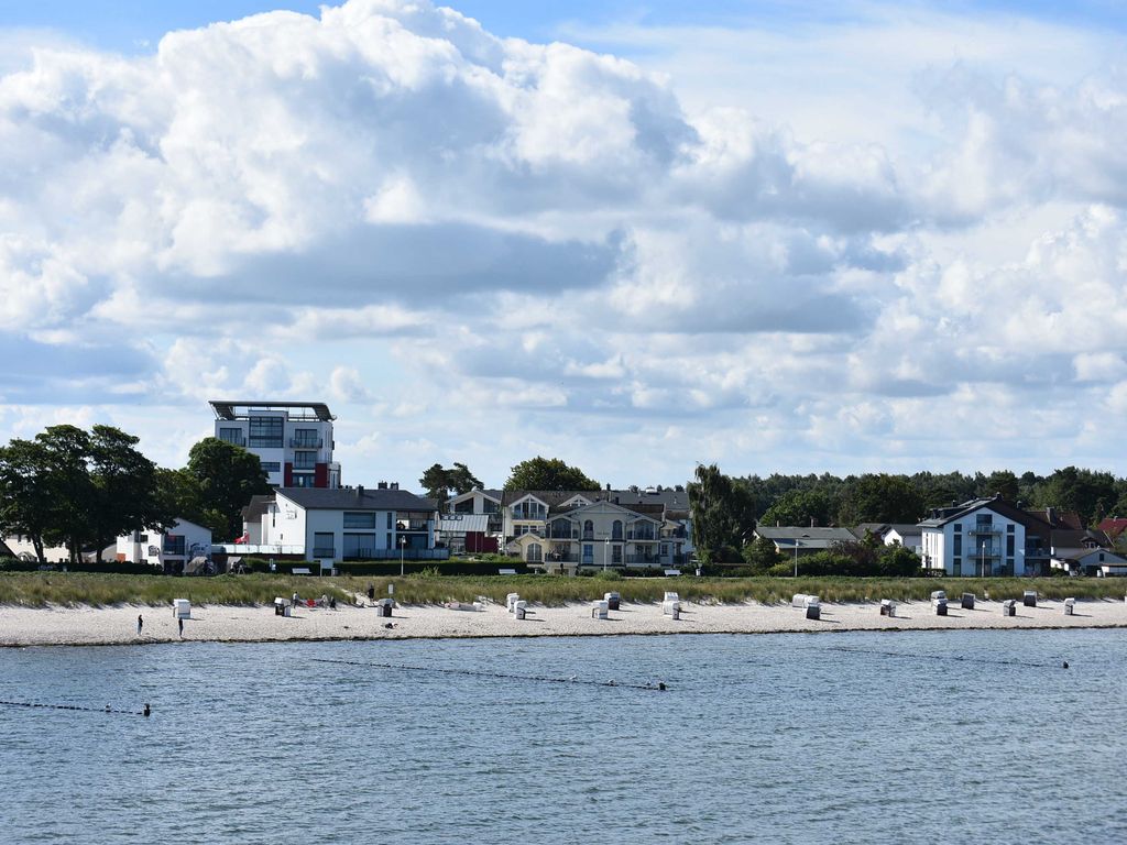 Blick auf den Strand Glowe