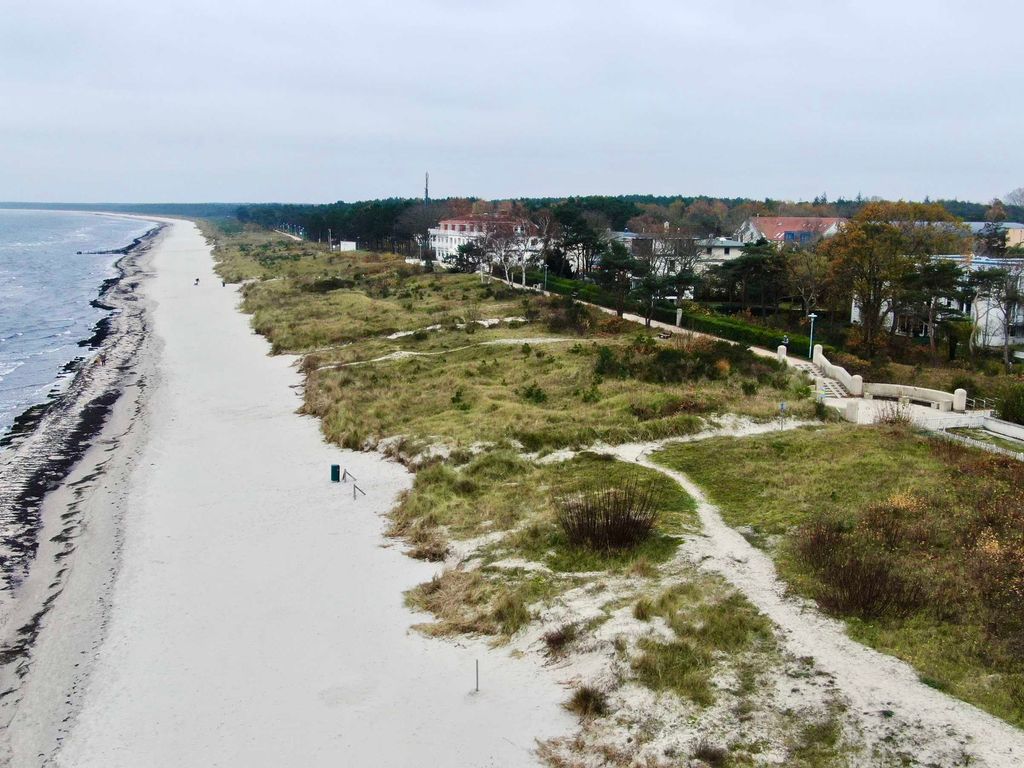 Strand vor der Unterkunft