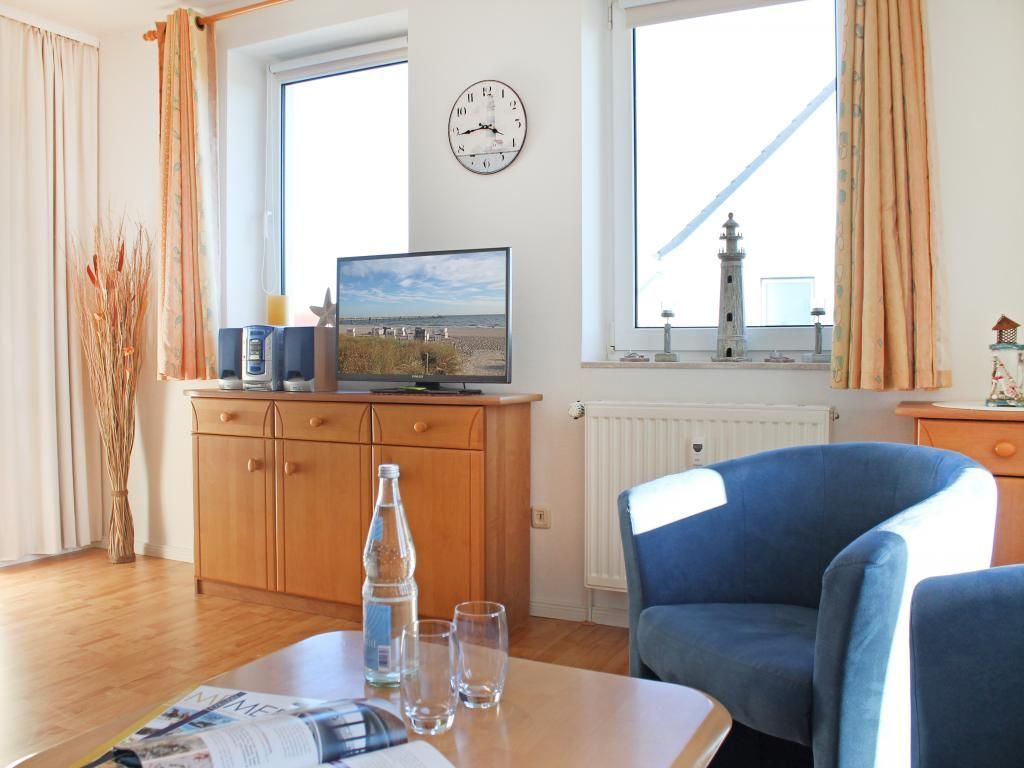 Haffblick Whg. Ha33 - Blick vom Sofa auf den Fernseher