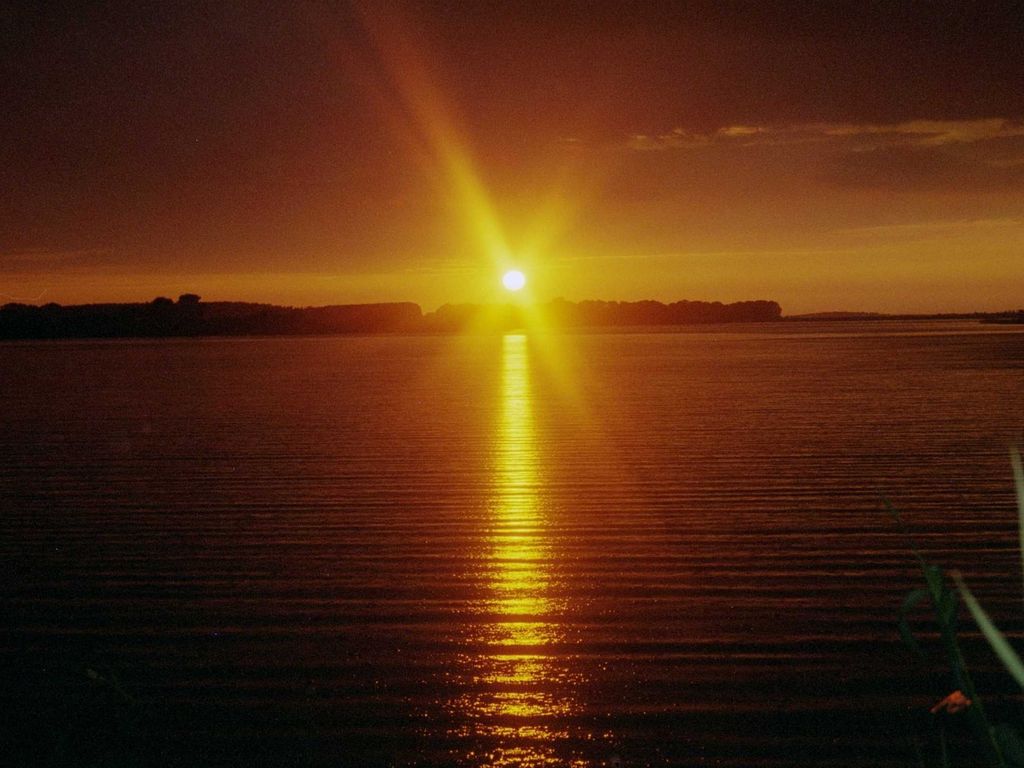 Sonnenuntergang Achterwasser