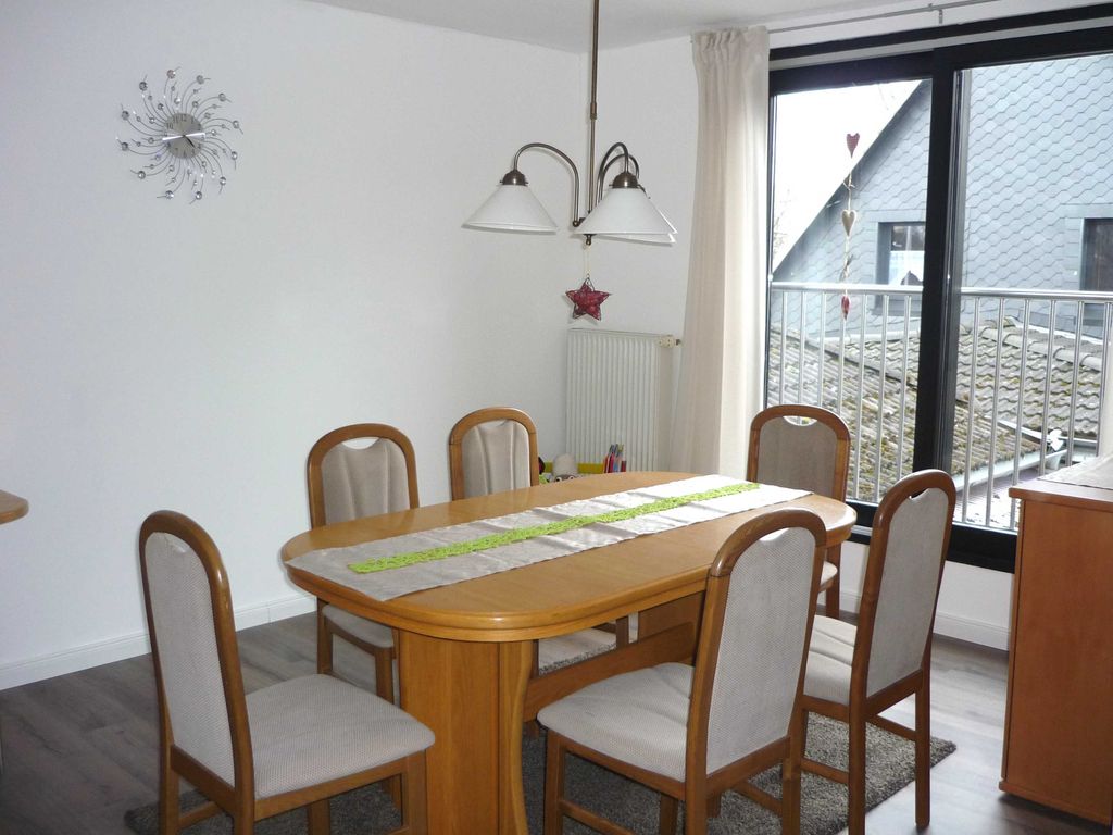 Essbereich im Wohnzimmer