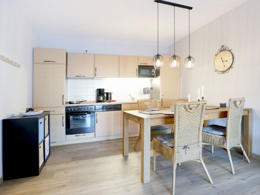 Residenz Haffblick App.61- Essbereich und Küchenzeile