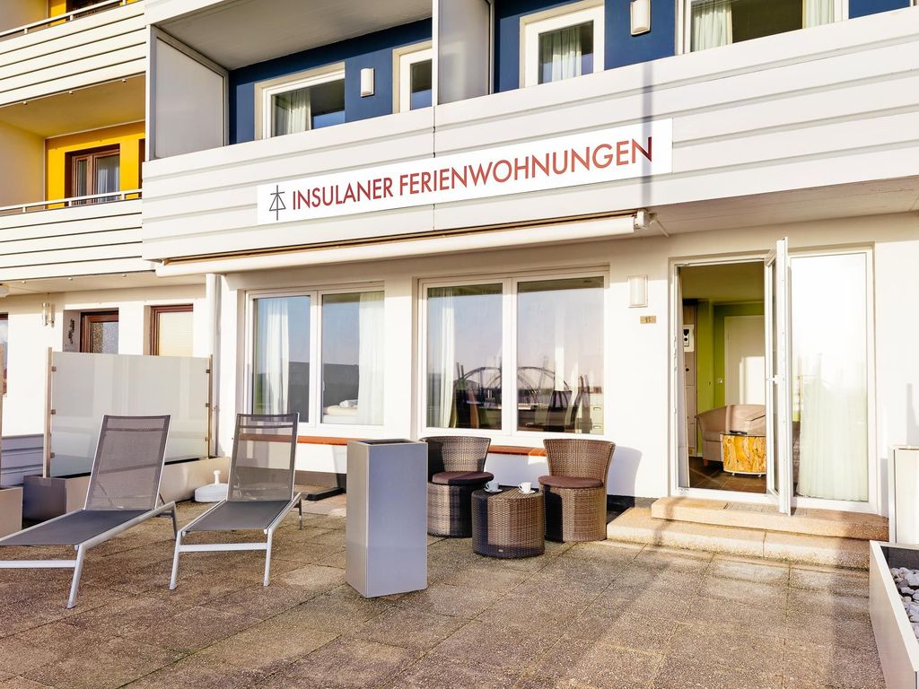 Ferienwohnung mit Terrasse in bester Lage von Helgoland