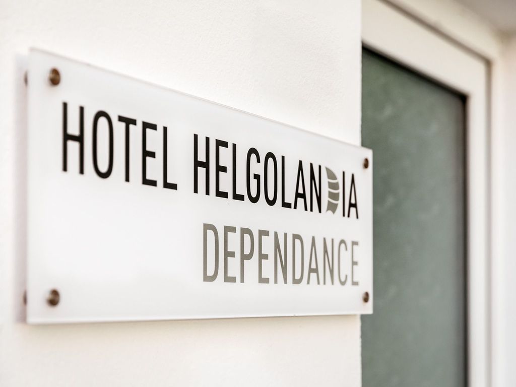 Außenschild, Hotel Helgolandia - Dependance