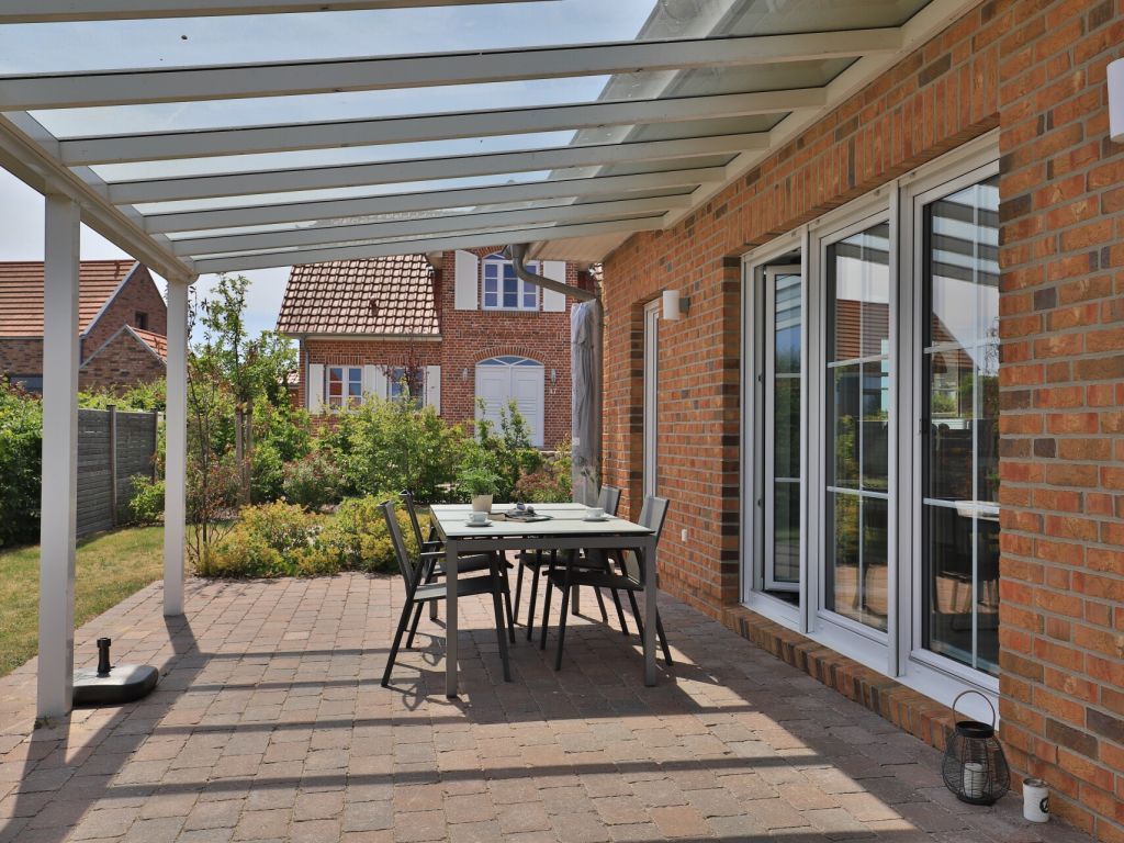 Kapitänshaus - Blick auf die große Terrasse