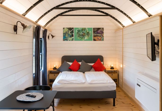 2 Pers. Zugwagon Komfort mit Doppelbett und Terrasse - 601