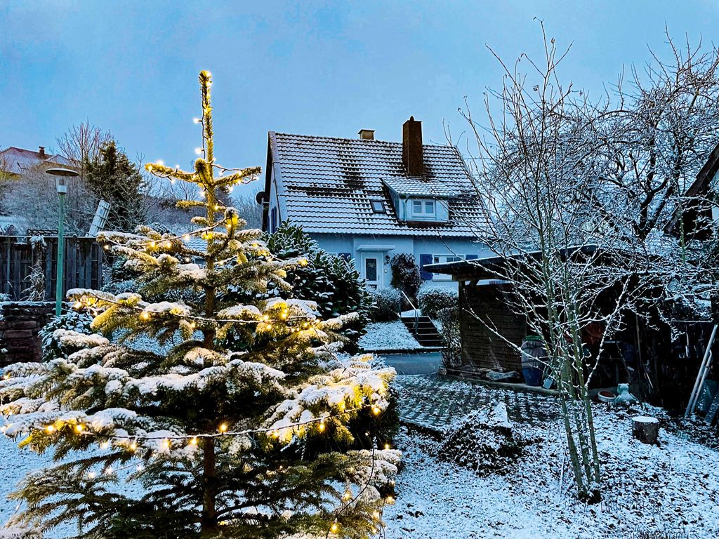 Paulas Ferienhaus im Odenwald im Schnee