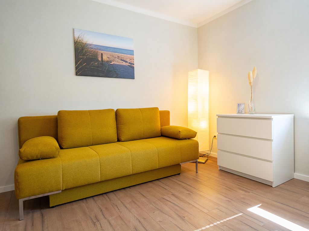Die gemütliche Couch im Schlafzimmer