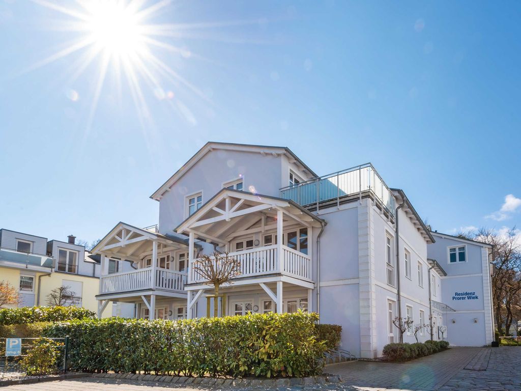 Die Residenz Prorer Wiek in Binz in 2. Linie zum Meer