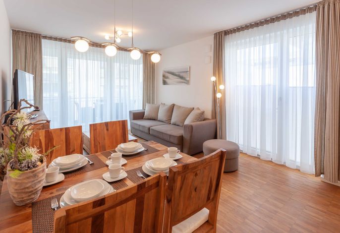 Appartement mit 1 SZ und Schlafsofa - Aufbettung 3. P.