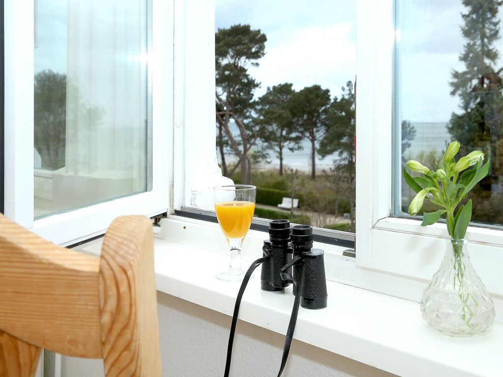 Blick vom Esszimmer auf die Promenade