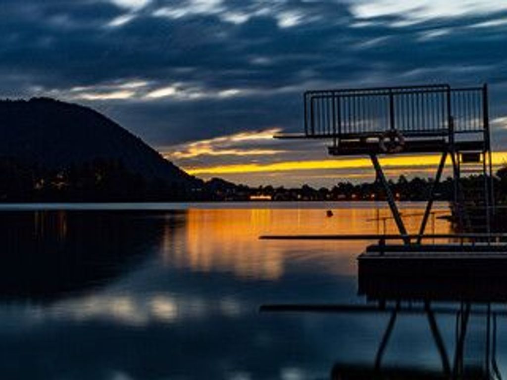 Abendstimmung am Strandbad