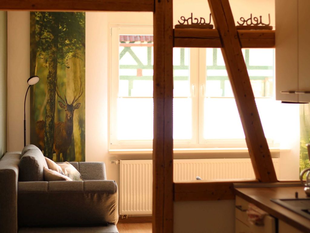 Blick ins Wohnzimmer