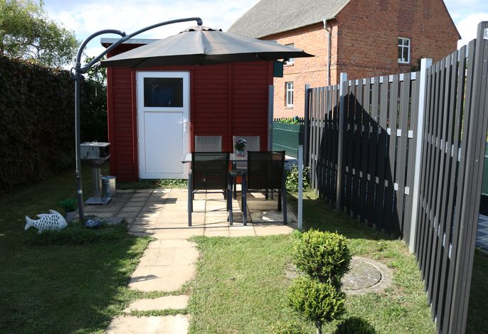 Schöne Terrasse im Garten