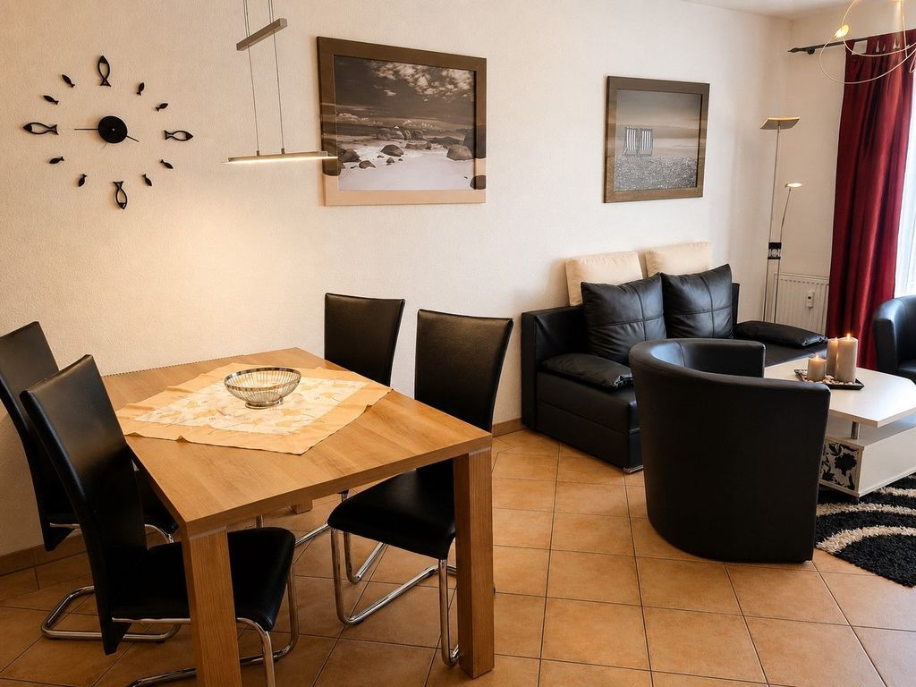 Essbereich im Wohnzimmer