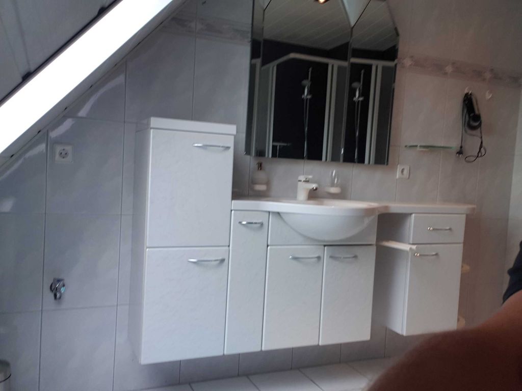 Dusche und WC