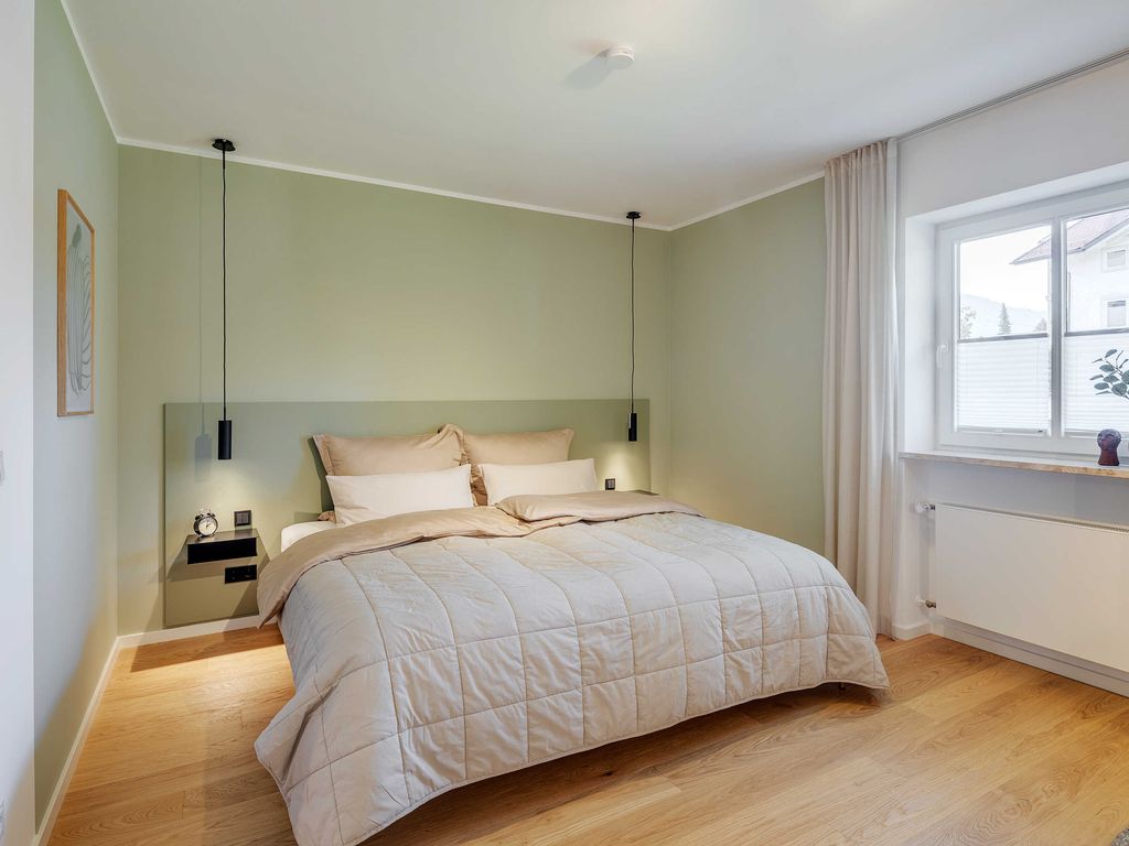 Komfortables Doppelbett