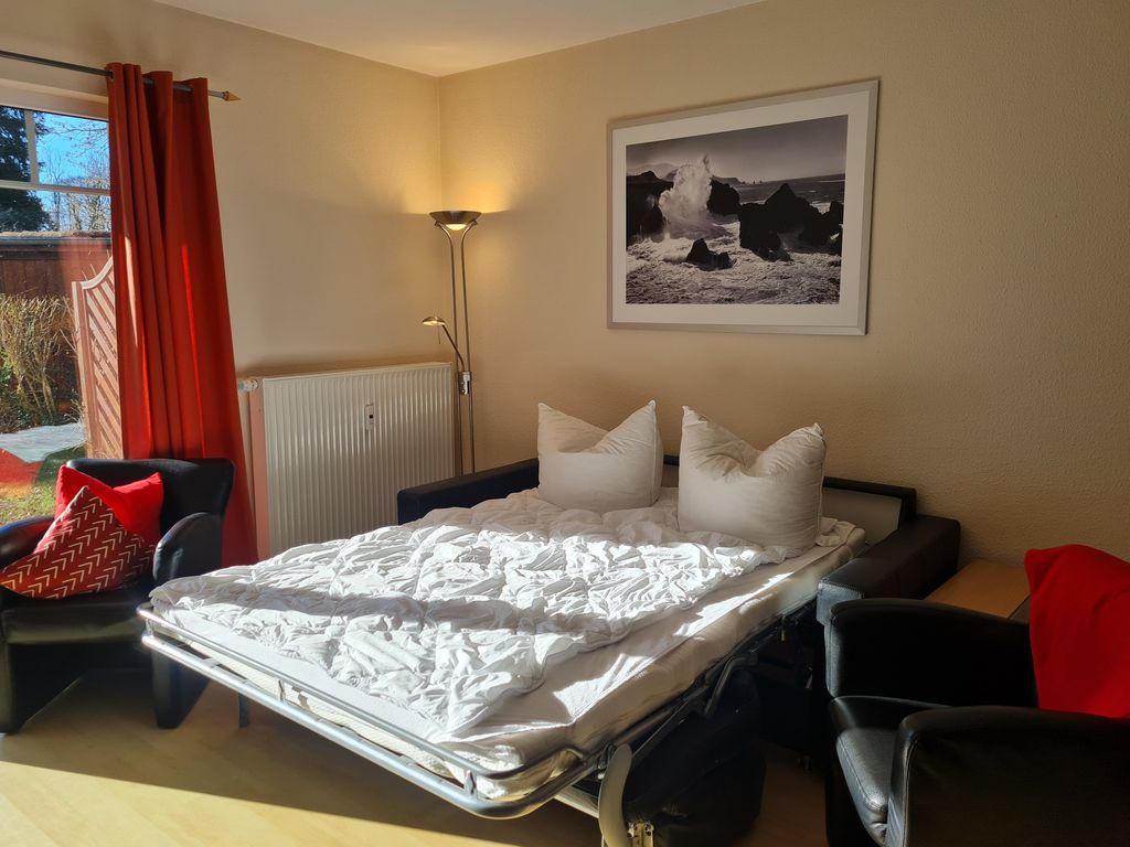 Schlafcouch im Wohnzimmer