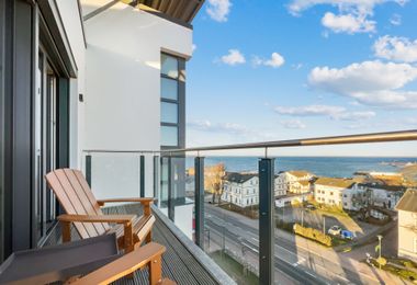 Balkon mit Ostseeblick