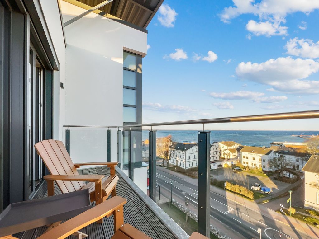 Balkon mit Ostseeblick