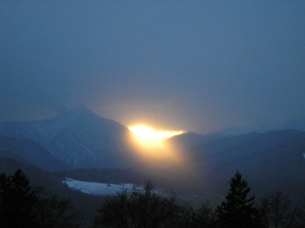Dämmerung im Winter