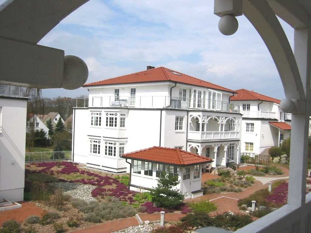 Blick vom Balkon in die Parkresidenz Klünderberg