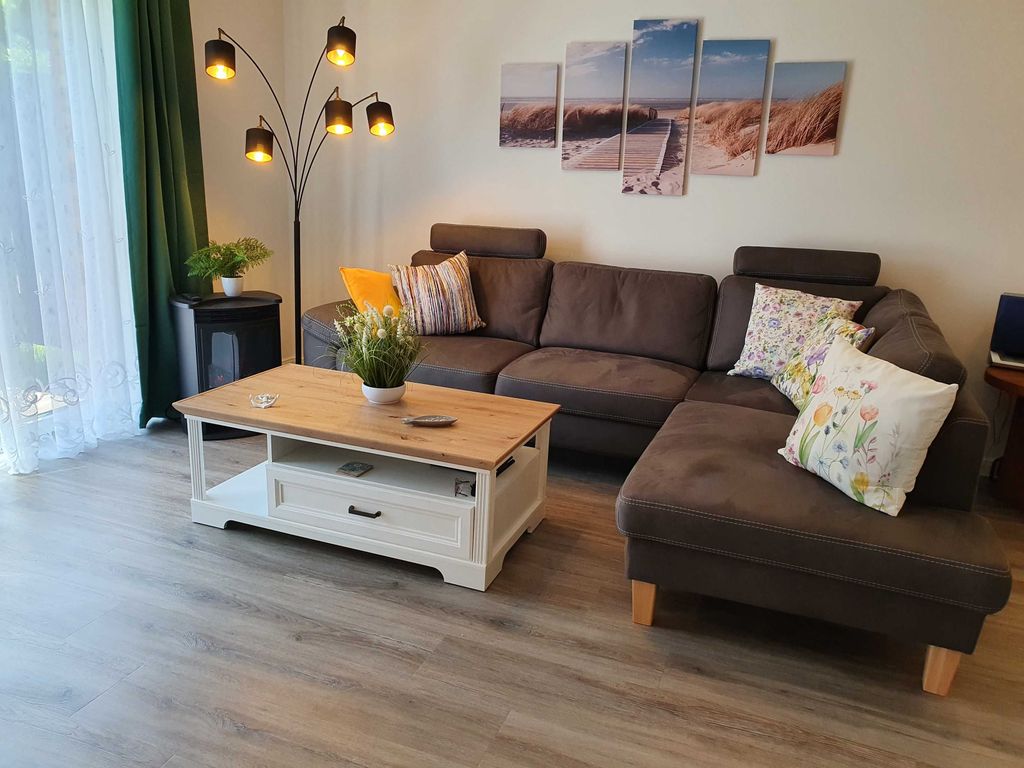 Wohnlandschaft mit Elektrokamin