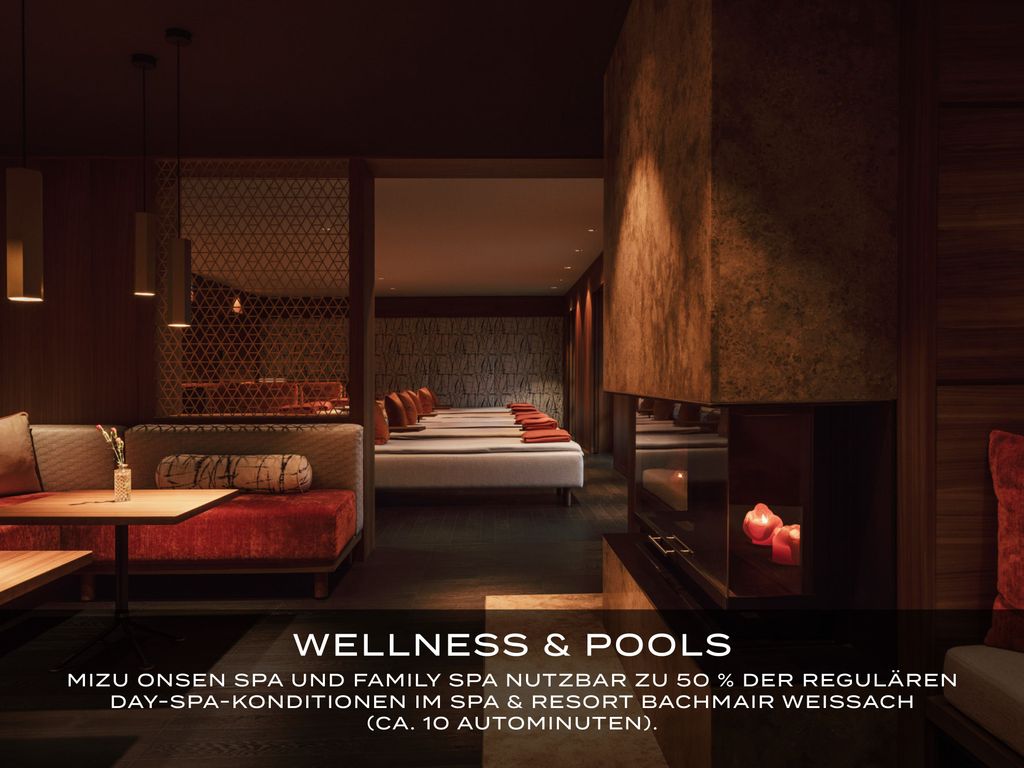 50 % Ermäßigung auf die regulären Day-Spa-Preise des MIZU ONSEN SPA
