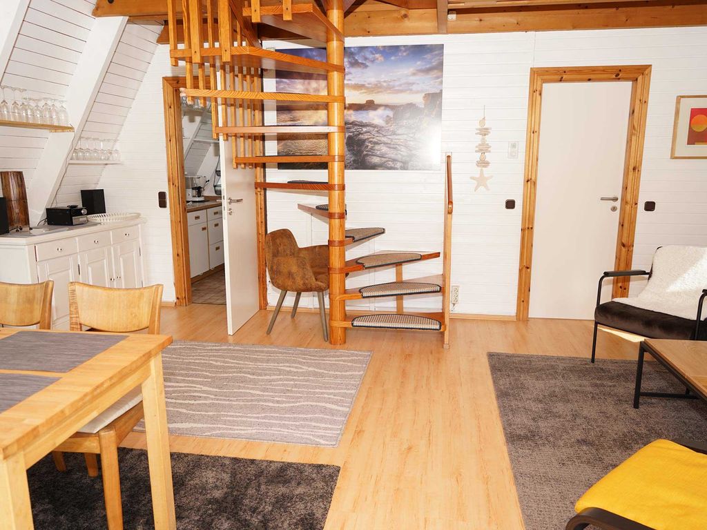 Treppe zur oberen Etage