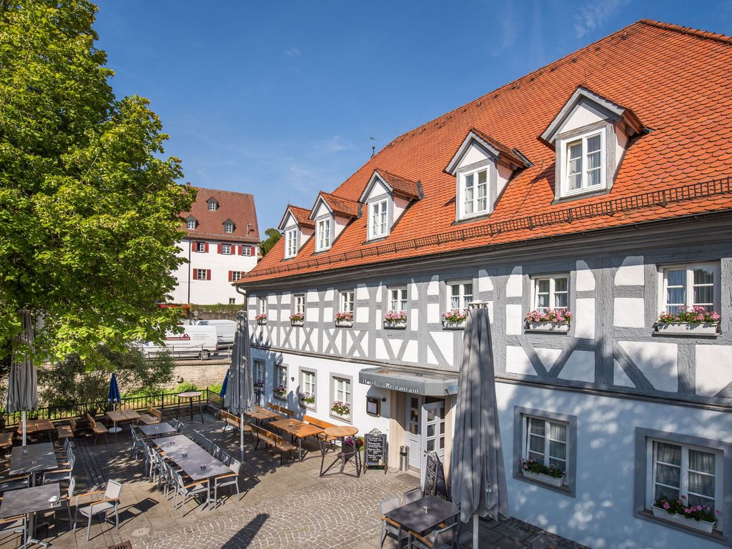 Biergarten entlang der Leinleiter