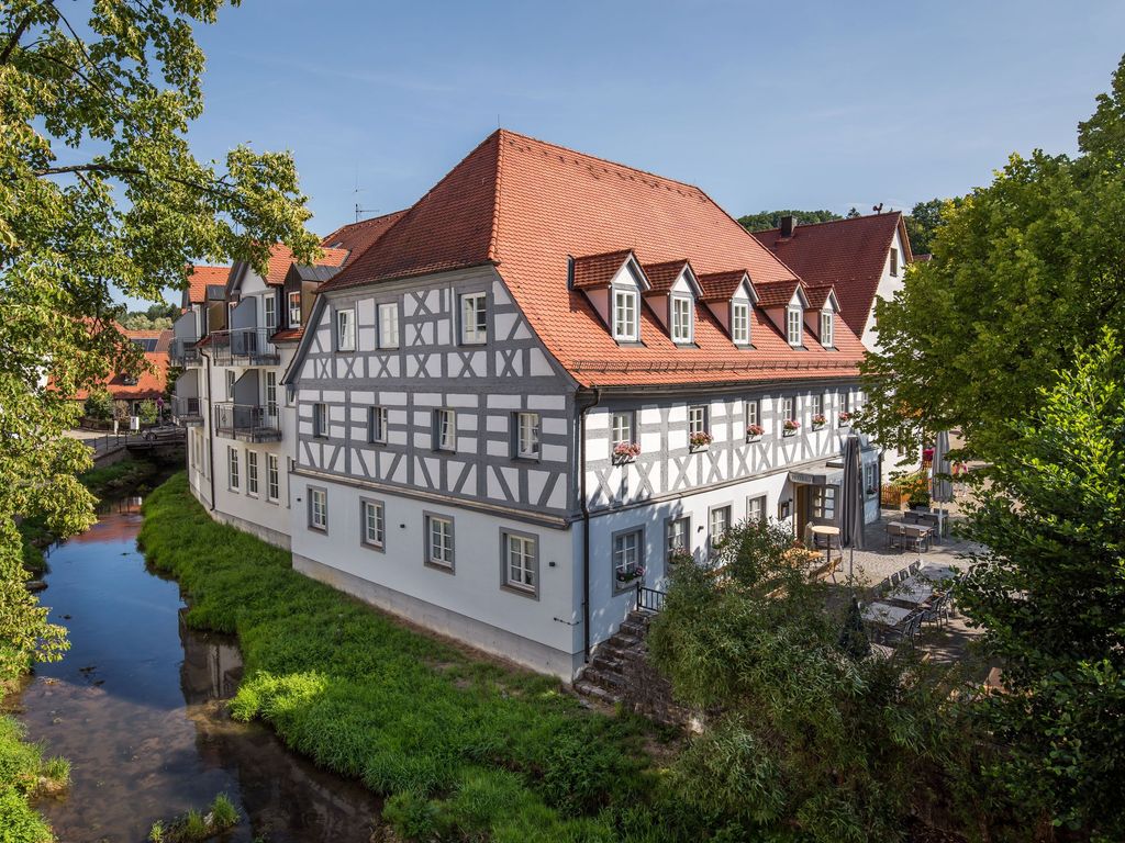 Außenansicht Hotel Flussseite