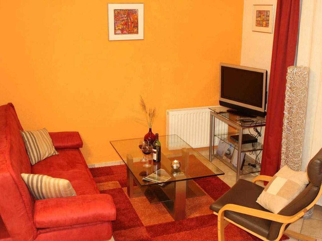 Wohnzimmer mit Schlafcouch