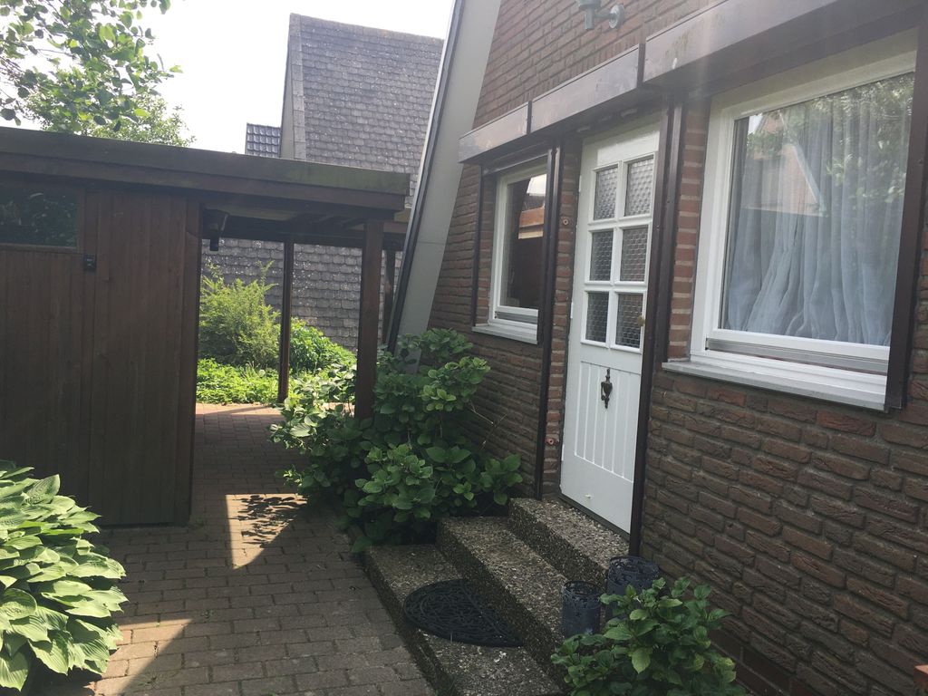 Eingang zum Ferienhaus am Meer