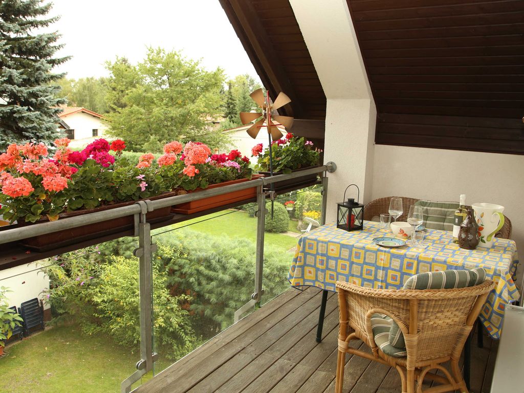 Ausblick vom Balkon