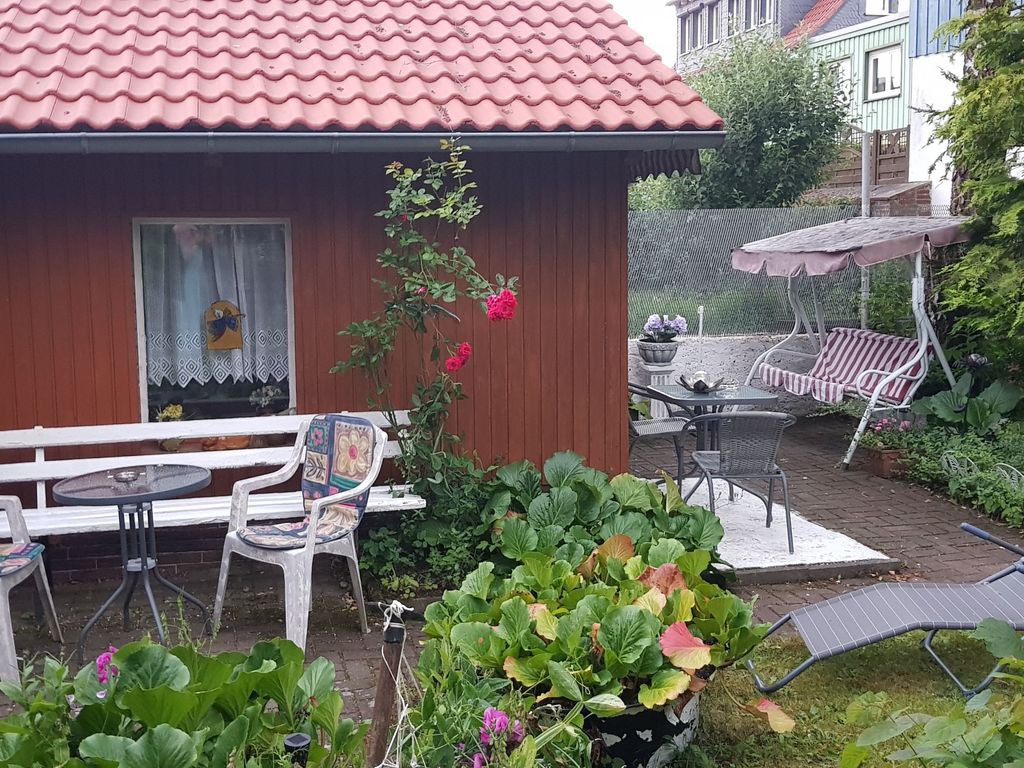Außenbereich mit Grillmöglichkeit