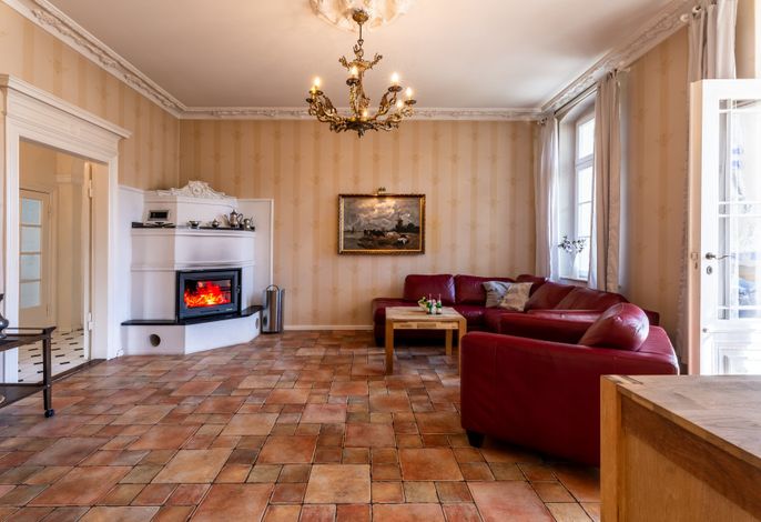 Fewo Salon mit Terrasse, Whirlpool, Kamin und 2 Schlafzimmer