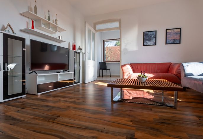 Fewo Herbst mit Terrasse, Bio-Kamin und 2 Schlafzimmer