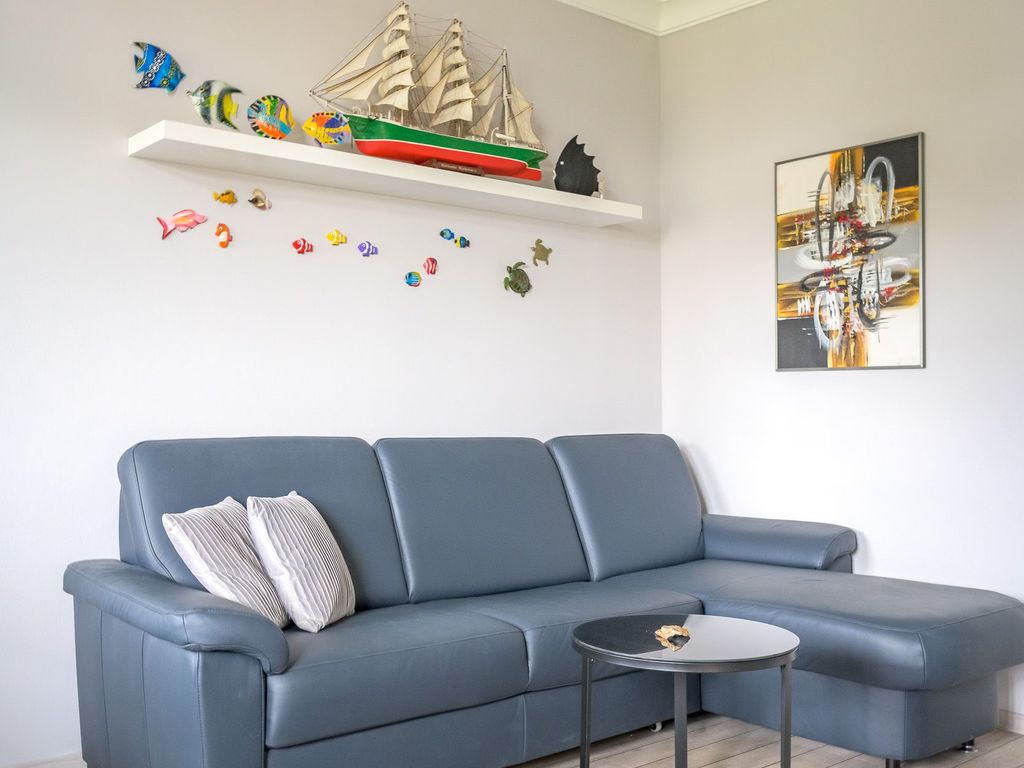 Wohnzimmer mit Schlafcouch